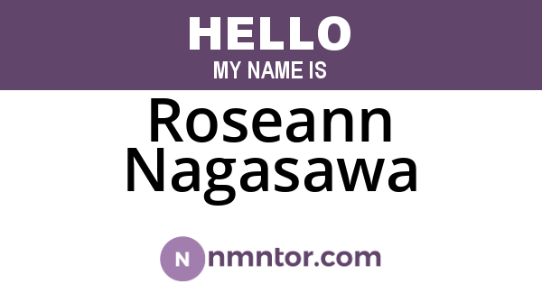 Roseann Nagasawa