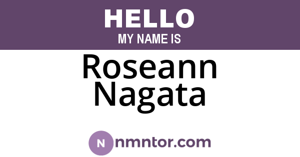 Roseann Nagata