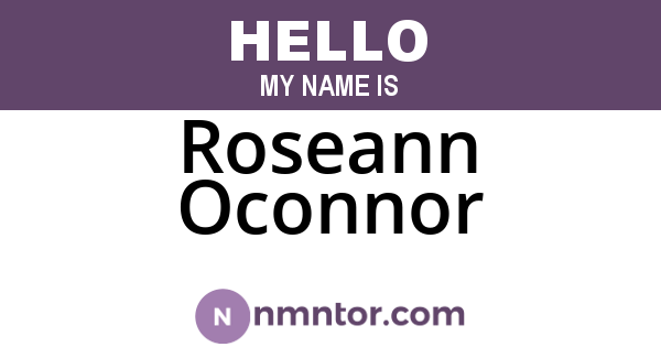 Roseann Oconnor