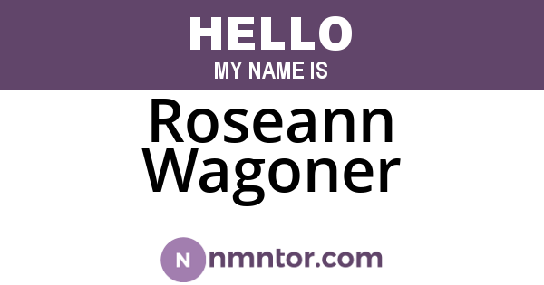 Roseann Wagoner