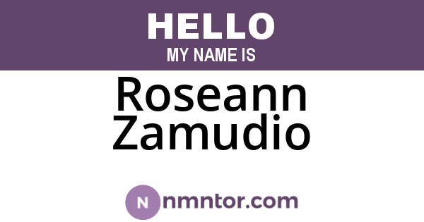 Roseann Zamudio