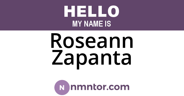Roseann Zapanta
