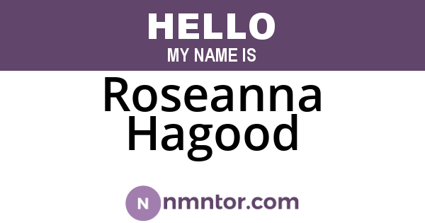 Roseanna Hagood