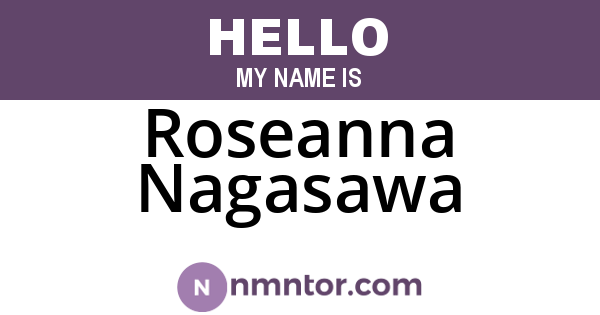 Roseanna Nagasawa