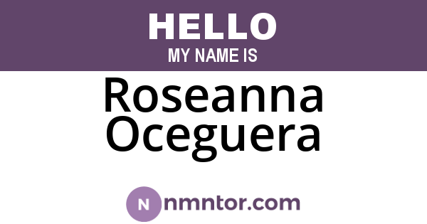 Roseanna Oceguera