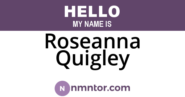 Roseanna Quigley