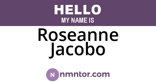 Roseanne Jacobo