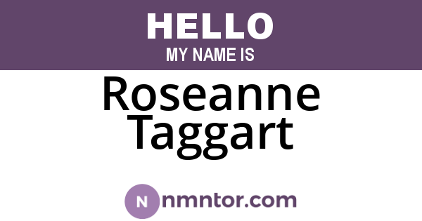 Roseanne Taggart