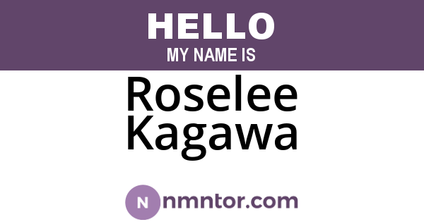 Roselee Kagawa