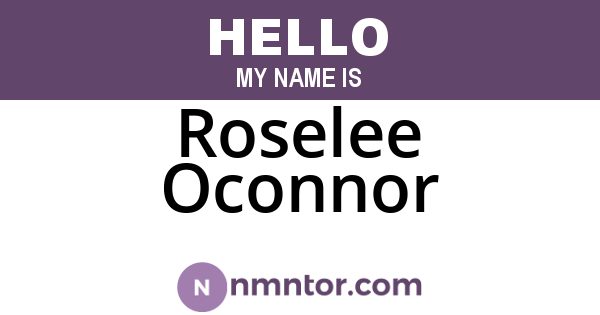 Roselee Oconnor