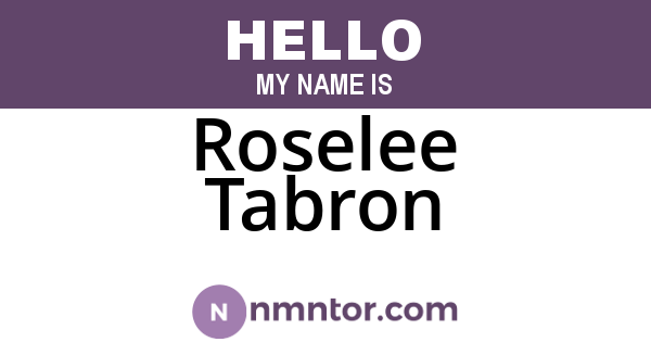 Roselee Tabron