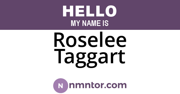 Roselee Taggart