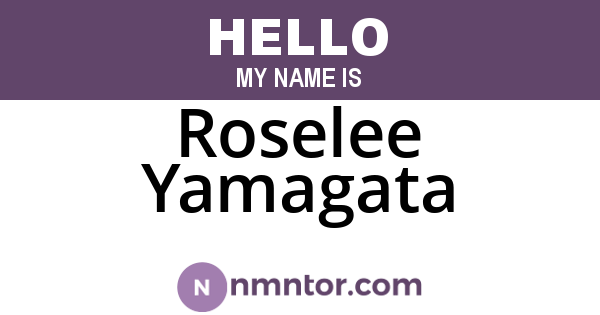 Roselee Yamagata