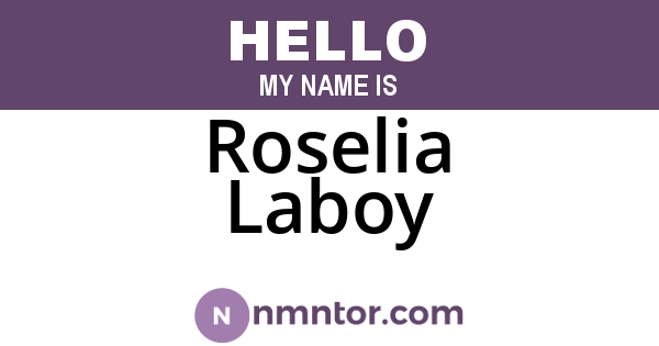 Roselia Laboy