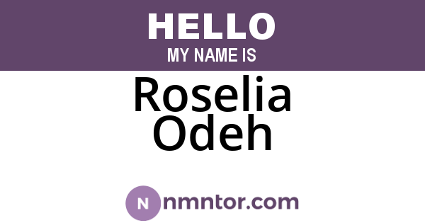 Roselia Odeh
