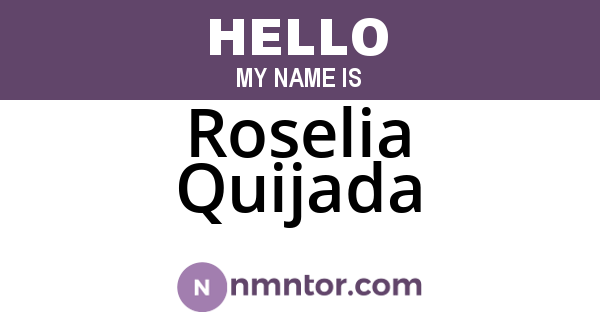 Roselia Quijada