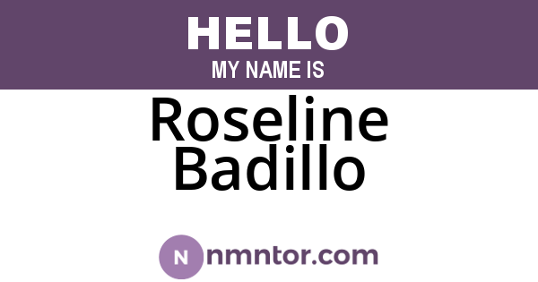Roseline Badillo