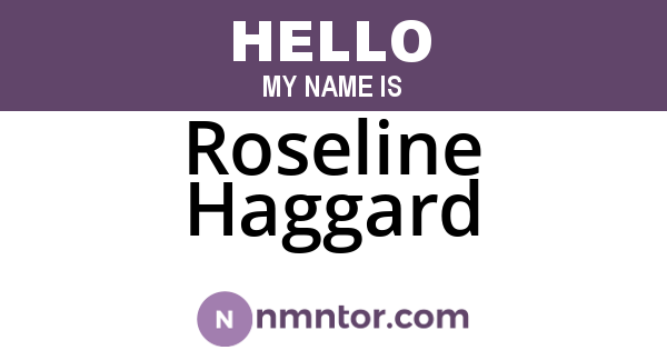 Roseline Haggard