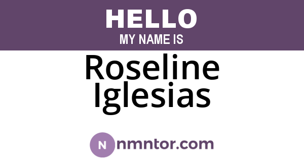 Roseline Iglesias