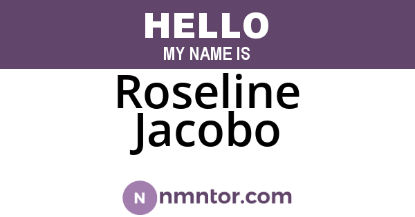 Roseline Jacobo