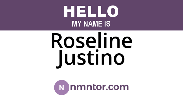 Roseline Justino