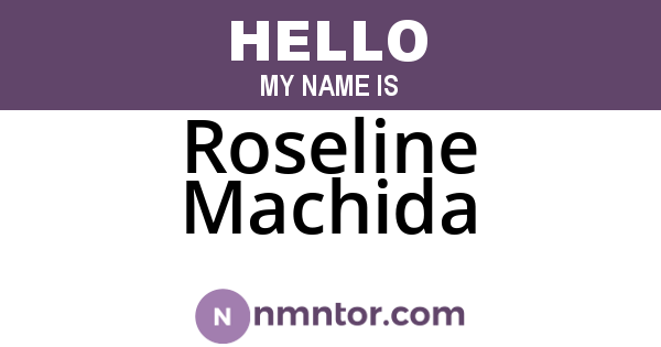 Roseline Machida