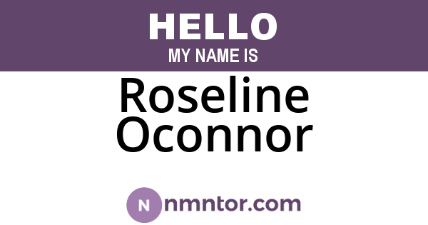 Roseline Oconnor