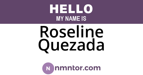 Roseline Quezada