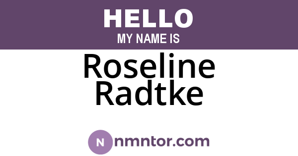 Roseline Radtke