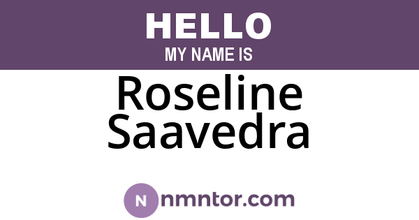 Roseline Saavedra