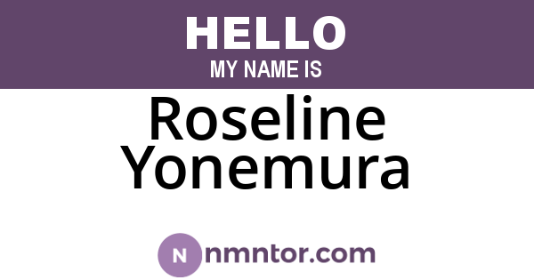 Roseline Yonemura