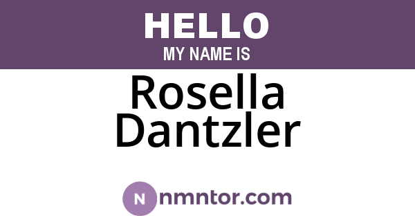 Rosella Dantzler