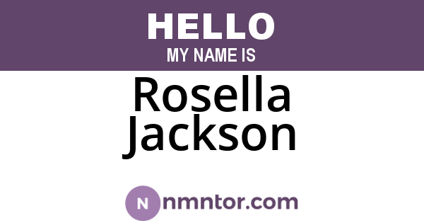 Rosella Jackson