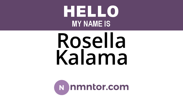 Rosella Kalama