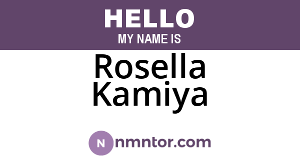 Rosella Kamiya