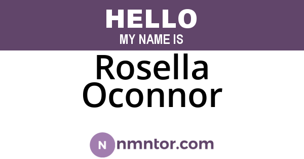 Rosella Oconnor