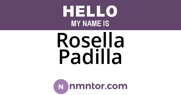 Rosella Padilla