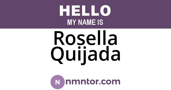 Rosella Quijada