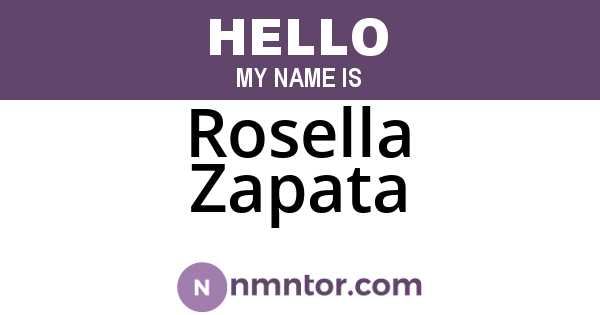Rosella Zapata