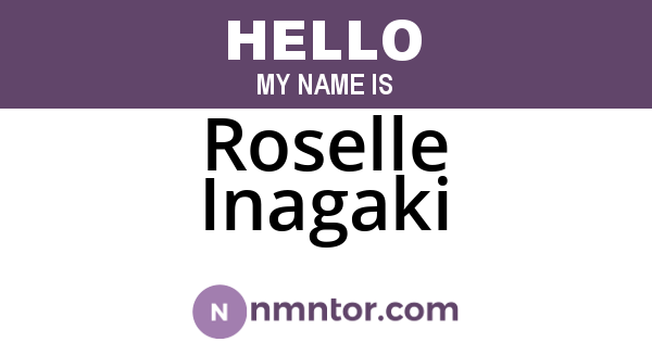 Roselle Inagaki