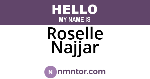Roselle Najjar