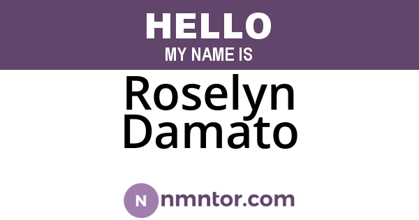 Roselyn Damato