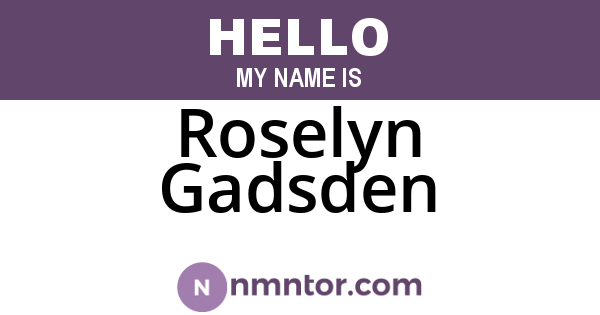 Roselyn Gadsden