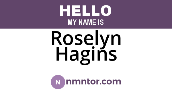 Roselyn Hagins