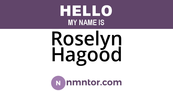 Roselyn Hagood