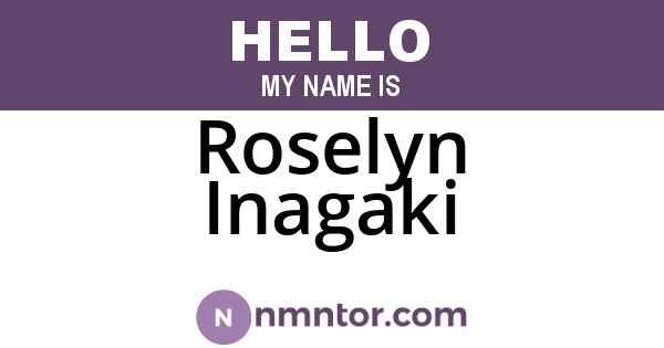 Roselyn Inagaki