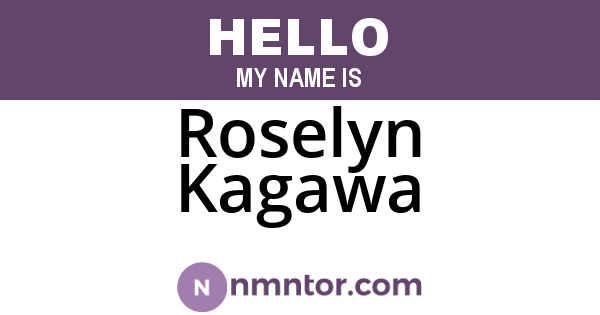 Roselyn Kagawa