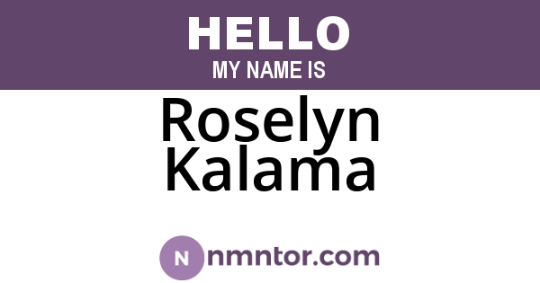 Roselyn Kalama