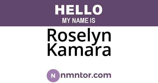 Roselyn Kamara
