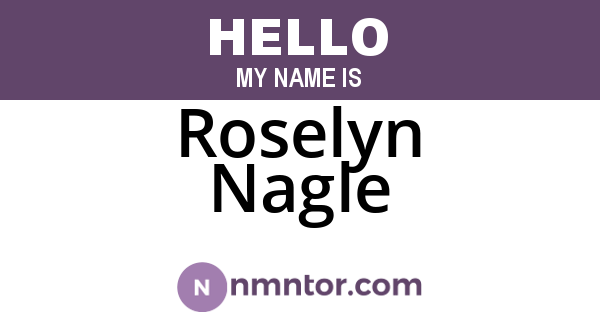 Roselyn Nagle